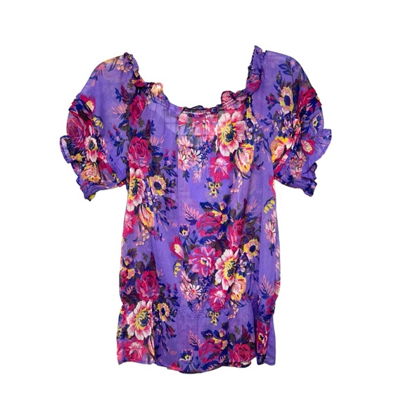 385 - FLORAL BLOUSE MEDIUM - Picture 8 of 16